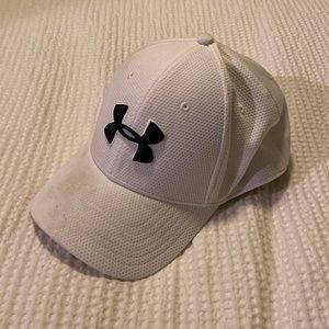 Under Armour White Golf Cap